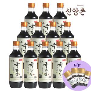  [신앙촌]깔끔한국간장 860mL 박스 (미니간장 4병증정)