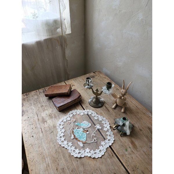 로맨틱 꼬마아가씨 레이스 러너 27x25