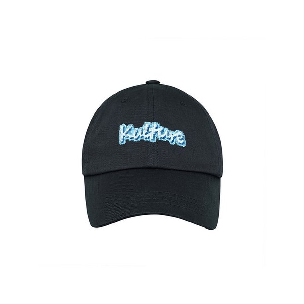 KULTURE NEEDLEPOINT HAT - BLACK