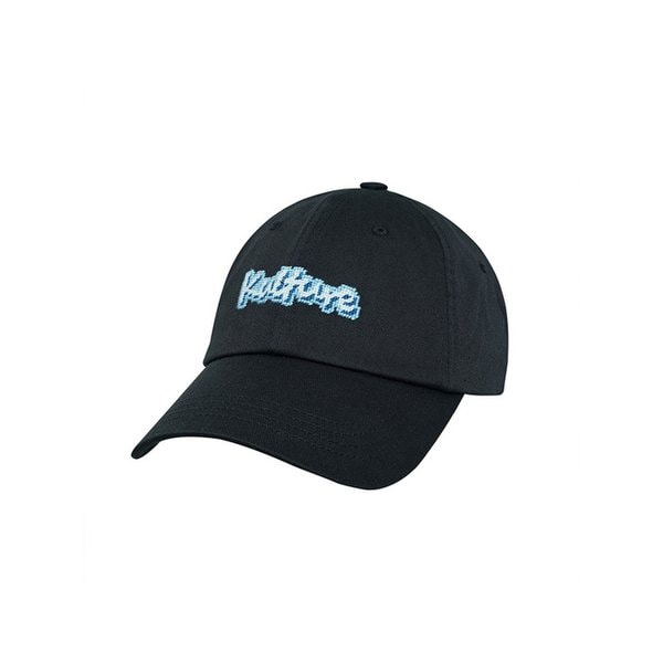 KULTURE NEEDLEPOINT HAT - BLACK