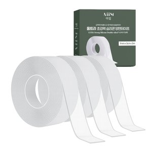 아임 울트라 초강력 실리콘 양면테이프 3cm x 5m 3개 방수 투명