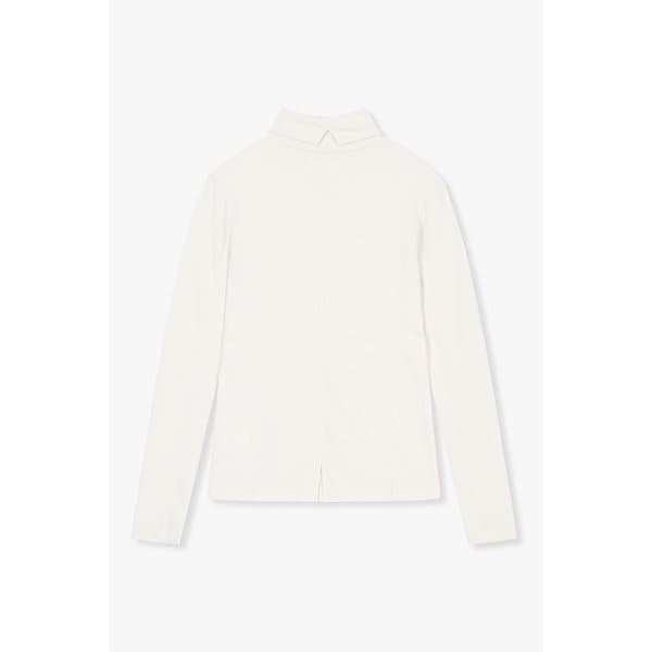 절개 터틀넥 기모 티셔츠 9105422220006