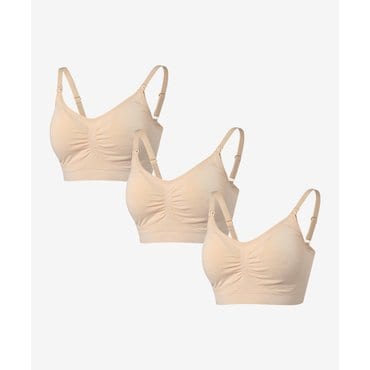 세컨스킨 [임부][3PACK]심리스 임부 뱀부 수유브라 3개세트 NXPOU5501