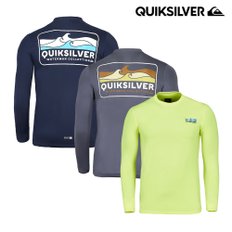 남성 긴팔 루즈핏 래쉬가드 CHOPPY SEAS LS(QD21RS208)(QD31RS080)