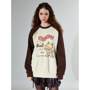 MEOW Koolkitten Sweatshirt (CREAM)