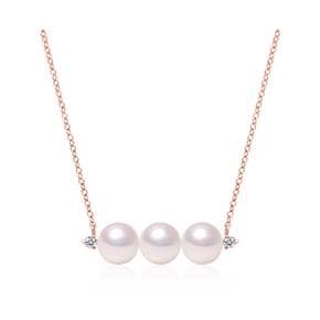 르몽 14K 18K 아코야 해수 진주 목걸이 선물 AAA+