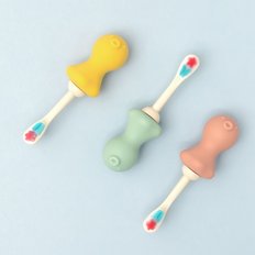 프리미엄 문어 칫솔 세트 미세모 아기 아이 아동 두돌 유아칫솔 유아구강용품