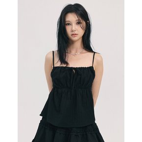 saya strap bustier-black