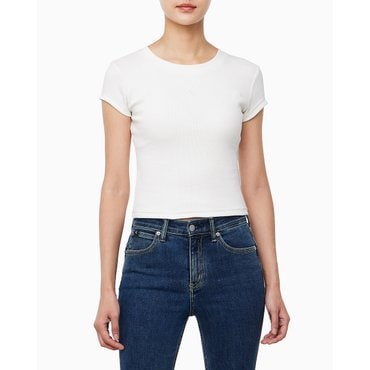 Calvin Klein Jeans 여성 컷아웃 립 탑(47AB208)