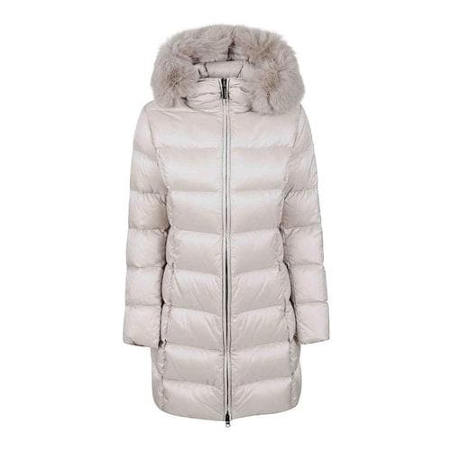 콜마르 인조 퍼 롱 다운 자켓 2221E2Y016 Beige