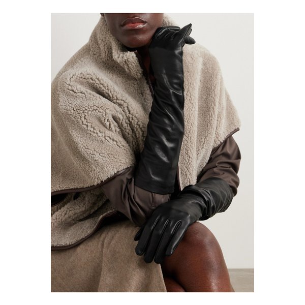 브루넬로쿠치넬리 가죽 장갑 블랙 46376663162900455