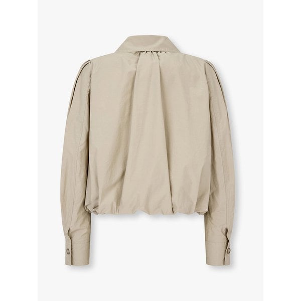 셔링 디테일 스트링 헴 자켓_베이지 7215220301