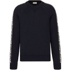 DIOR 25 SS Oblique 오블리크 로고 라벨 웜 라운드넥 스웨터 112885151