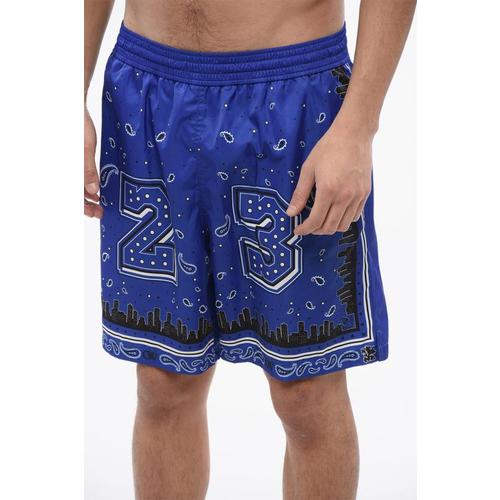 오프화이트 스윔팬츠 OMFD008S24FAB0024600 Blue