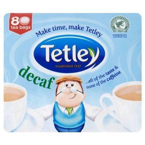 Tetley테틀리  디카페인  티백  영국  80티백