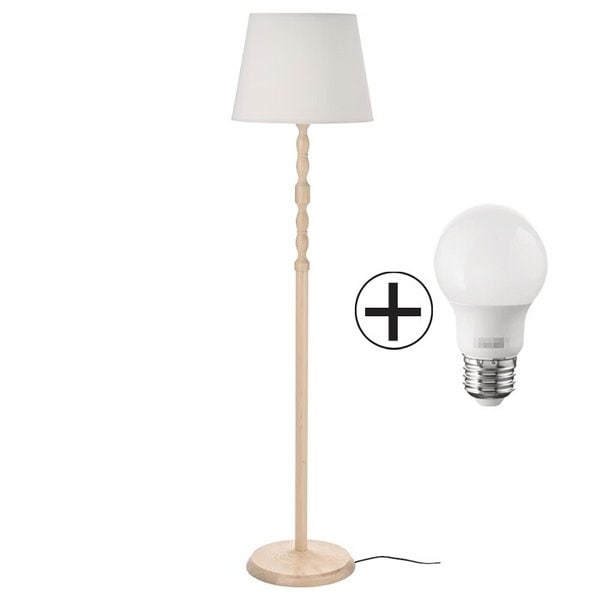 KINNAHULT 신나훌트 플로어스탠드 150cm (전구포함)/장스탠드/거실조명/거실등