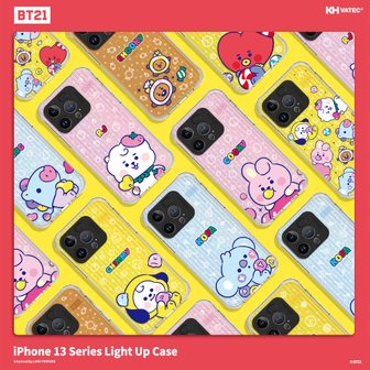 BT21 폰케이스 JELLY CANDY 라이팅 케이스