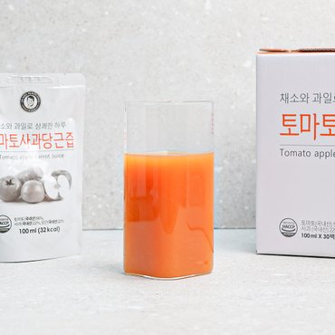 김재식 헬스푸드 [경상북도][김재식헬스푸드] 토마토 사과 당근즙 100ml 30팩 1박스