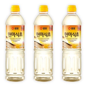  샘표 현미식초 900ML 3개