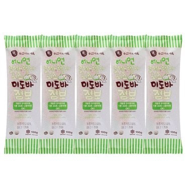 미도식품 어니언 모짜레라 치즈 미도바 점보 100g 5팩