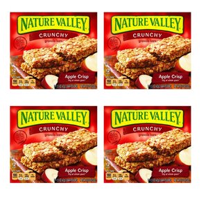 [해외직구]Nature Valley Crunchy Apple Crisp 네이처밸리 크런치 애플 크리스프 그래놀라바 42g 12입 4팩