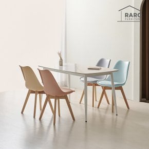 아이멜 24T 유광 1250 저소음 포세린 세라믹 4인 식탁 세트 (식탁+의자4)