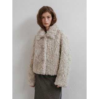 피버 [5th]Shearling fur Short Jacket