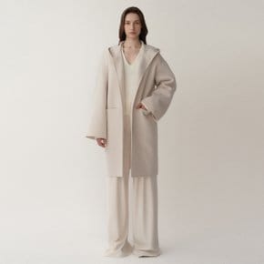 PF23 Hoodeed Handmade Coat Cream