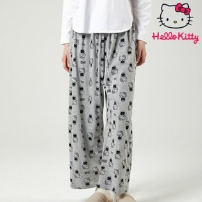 산리오 정품 헬로키티 홈웨어 다이마루 면 파자마 팬츠 HK-4545