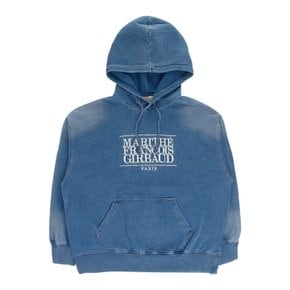 마리떼 VINTAGE DENIM CLASSIC LOGO OVER FIT HOODIE MFG44FHD114 BLU