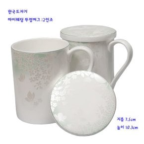 뚜껑머그-마이웨딩뚜껑머그-2인조