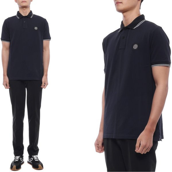 [부산점] 26SS 남성 로고 패치 폴로 반팔티셔츠 (L1S152200010 S0018 V0020 26S)