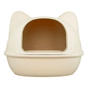 아이캣 고양이 모양 후드형 화장실 아이보리 사막화 방지