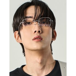 티타늄 긱시크 투명 블루레이 차단 빅글라스 안경 [BSTG] MEN ver.