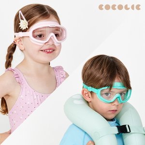 코코릭 코코릭 자외선 99% KC인증 키즈 유아 아동 물안경 빅렌즈 고글 큐브 수경 3~13세