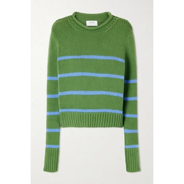 라 리뉴 미니 마리나 스트라이프 코튼 스웨터 멀티 46376663163013204