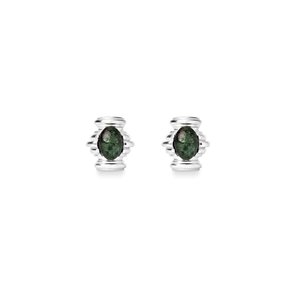 [925 silver] [ROME;ROMA] PANTHEON ZOISITE EARRING