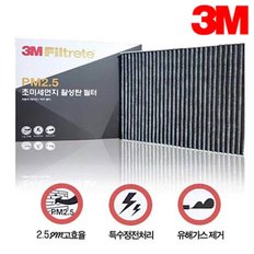  3M 파티클/활성탄 에어컨필터 먼지필터 실내공기정화