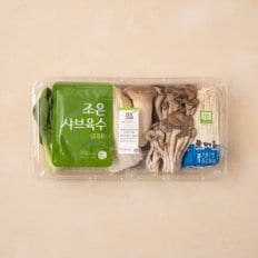 전골용 모둠 채소와 버섯 (470g/팩, 샤브 육수 증정)