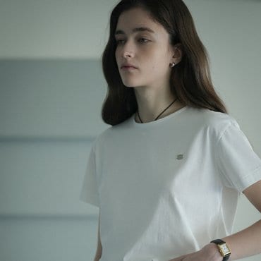 노운베러 Soft basic logo T-shirt_White