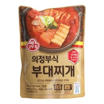  오뚜기의정부식부대찌개500g(2인분)즉석국 간편조리 (WB6237A)