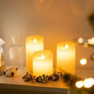 텐바이텐 퓨어 LED캔들 3사이즈 리얼왁스 촛불 파라핀 초