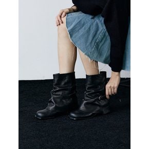 wens wrinkle boots_black