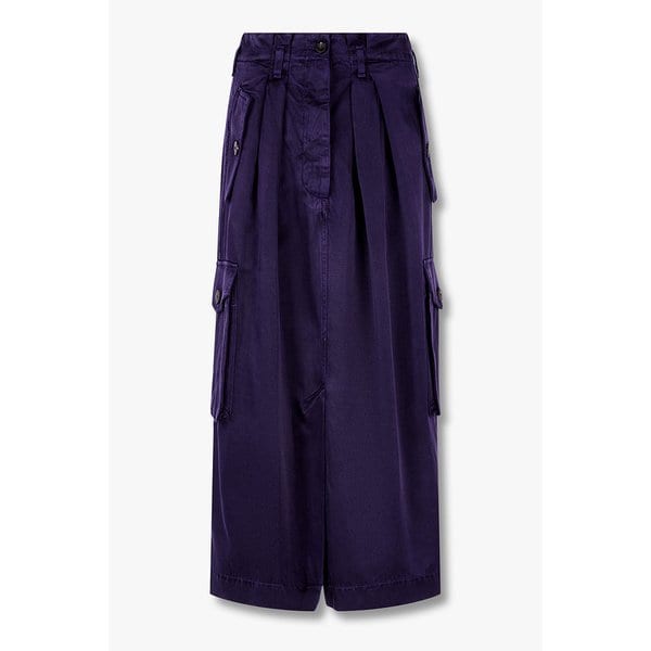 레이온 블렌드 카고 스커트 3216116011000