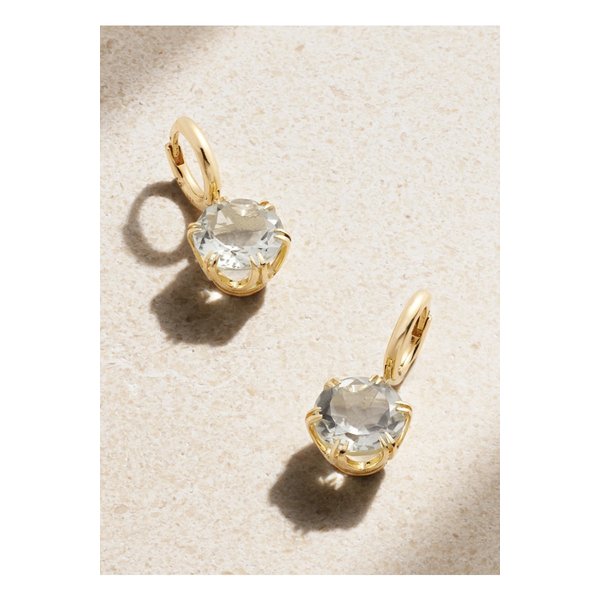 일리아나 마크리 미니 크라운 18K 골드 아메시스트 귀걸이 1647597328166271