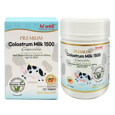 Hi Well 하이웰 프리미엄 초유 Colostrum 1500 120정