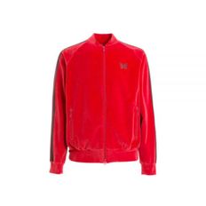 NEEDLES 니들스 R.C. Track Jacket - CPE Velour Red (NS251) (R.C 트랙 자켓)