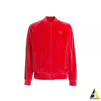 니들스 NEEDLES 니들스 R.C. Track Jacket - CPE Velour Red (NS251) (R.C 트랙 자켓)