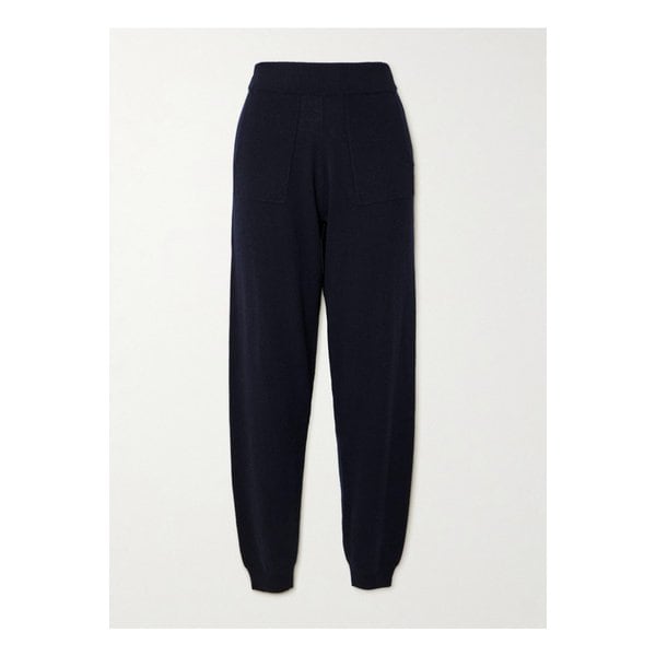 울 캐시미어 혼방 테이퍼드 트랙 팬츠 네이비 1647597343856409