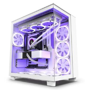 NZXT H9 Flow Matte White 미들타워 케이스